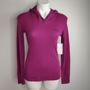 Reebok Long Sleeve Shirt Brazenberry Size Sm NWT